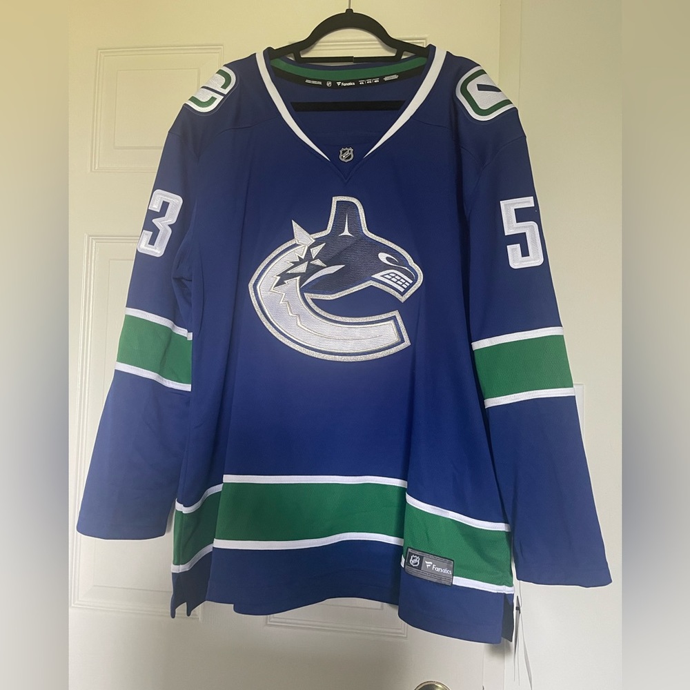 Women’s Vancouver Canucks Branded Blue Breakaway Jersey (BO HORVAT #53)